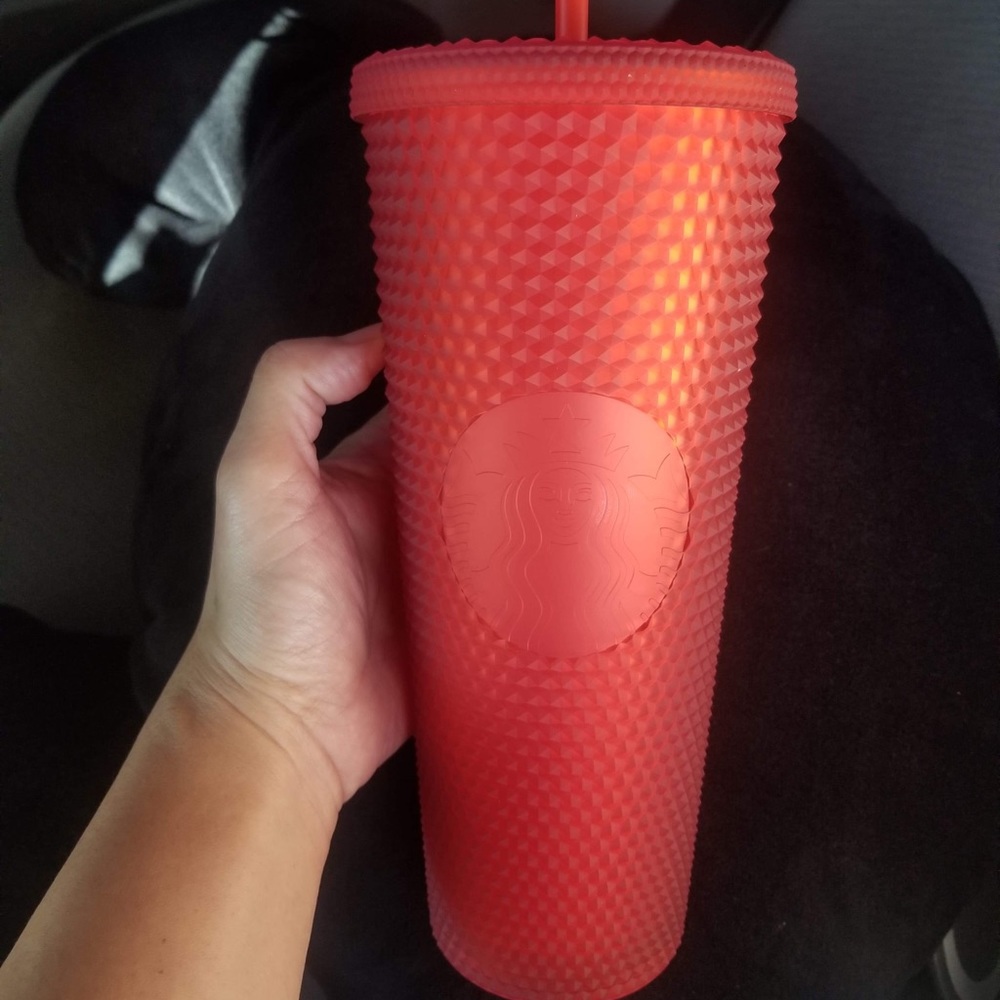 Starbucks Matte Red Studded Tumbler